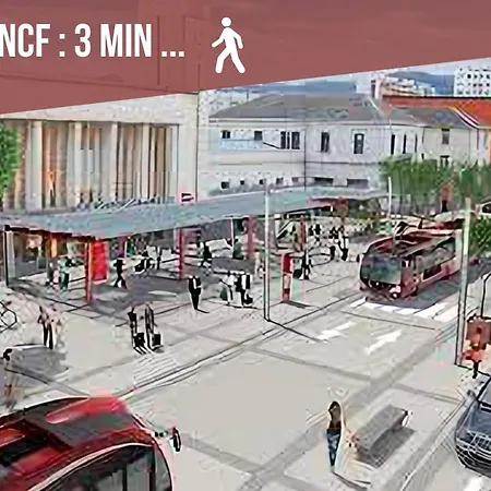 #charmant T3#gare-confort-lumineux-wifi-calme Apartment Clermont-Ferrand